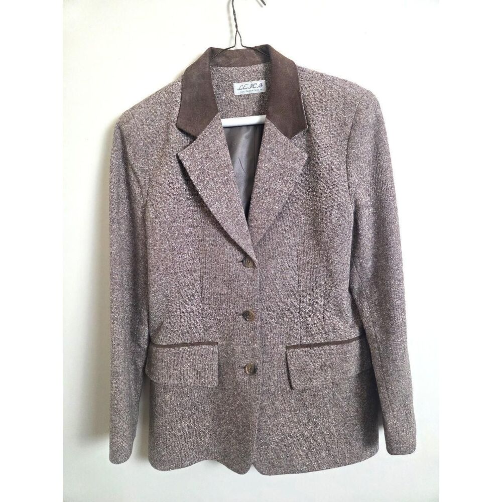 Leica Women's Brown and Grey Jacket